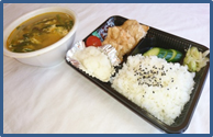 ~ とりの竜田揚げ(おろし添え) & チゲスープ ~